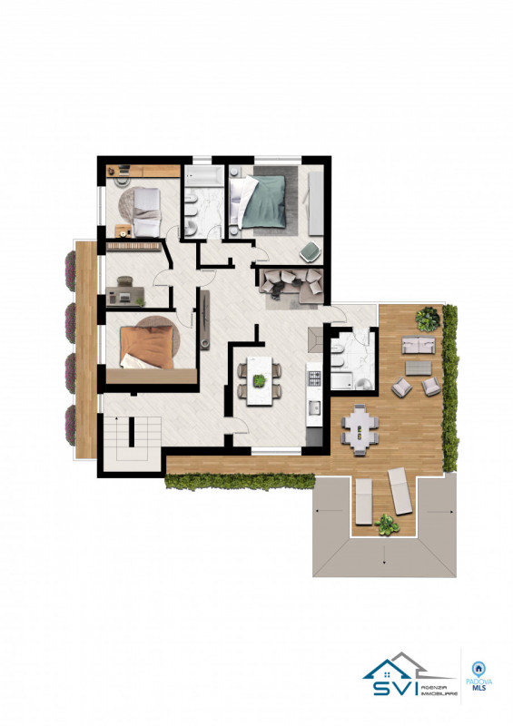 Proponiamo in vendita una rara opportunità nel cuore di Cittadella: CASA SINGOLA di circa 300 mq,...