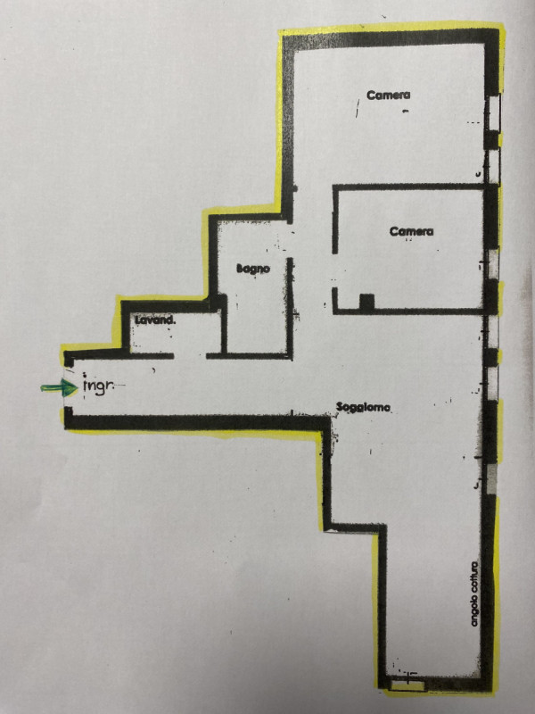 S. Giovanni in laterale tranquilla appartamento ristrutturato completamente piano alto cono ascen...