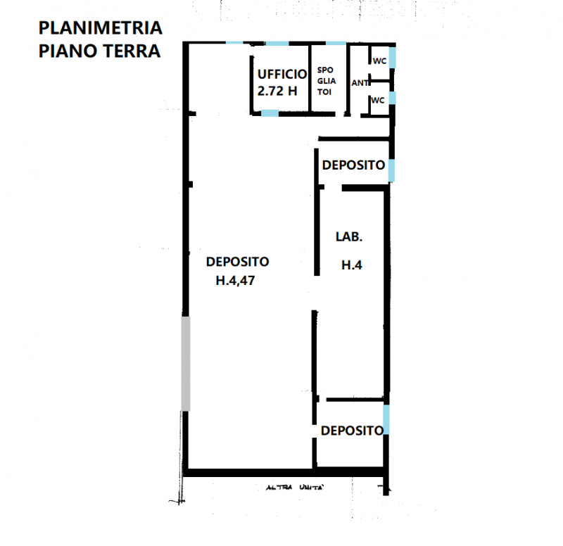 Vendesi capannone singolo di mq 920 edificato su un area di circa 6000 mq circa

Possibilità di a...
