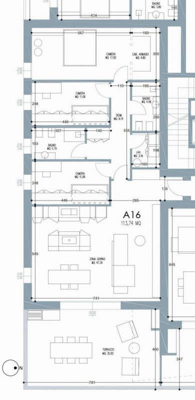 NUOVI 3 CAMERE A PORTA TRENTO DA €.480.000 - rif.CL414.3

Nella centrale zona di Porta Trento, in...