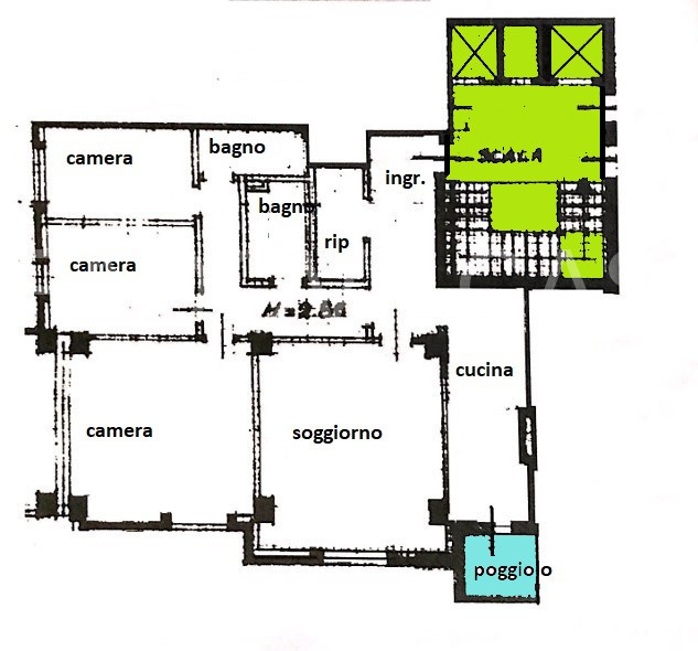 Palestro appartamento in ottimo contesto con servizio di portineria, piano secondo con ascensore ...