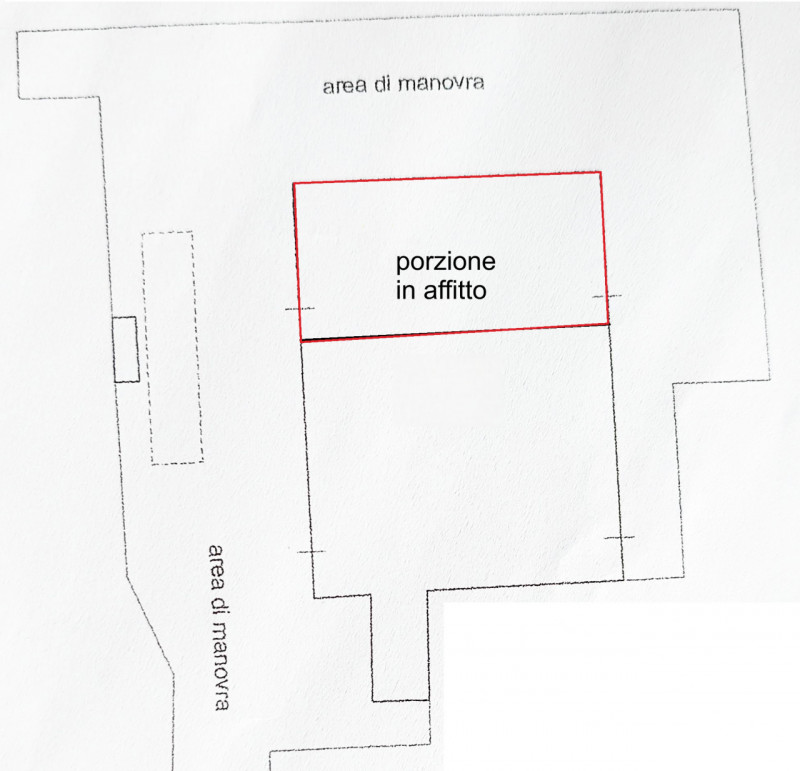 Affitto: Campo San Martino nella frazione di Marsango, Porzione di Capannone artigianale industri...
