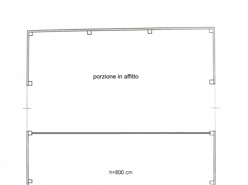 Affitto: Campo San Martino nella frazione di Marsango, Porzione di Capannone artigianale industri...
