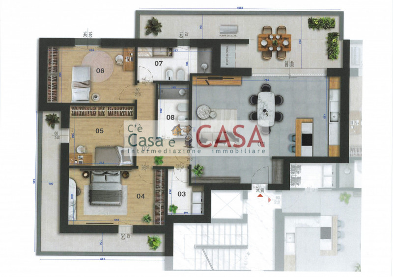 S. DOMENICO: vicinanze a tutti i servizi, l'agenzia C'è Casa e CASA vi invita a prendere visione ...