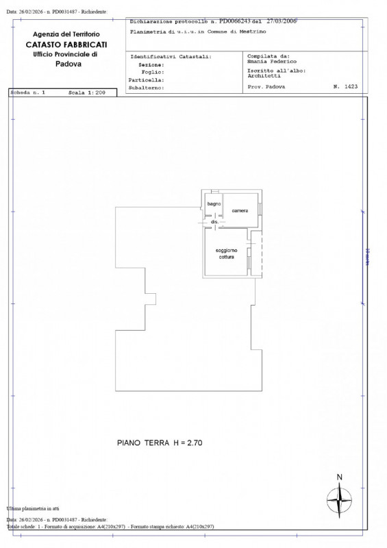 In un tranquillo quartiere residenziale di Mestrino, immerso nel verde e allo stesso tempo a poch...
