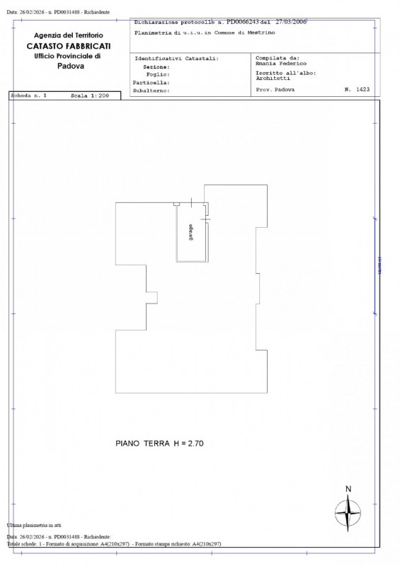 In un tranquillo quartiere residenziale di Mestrino, immerso nel verde e allo stesso tempo a poch...