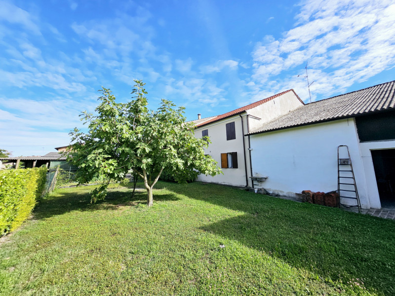 Proponiamo in vendita a Merlara, grande porzione di bifamiliare, con ampio cortile e giardino sia...
