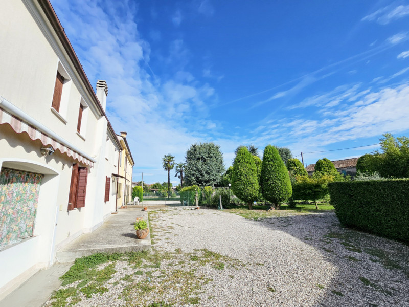 Proponiamo in vendita a Merlara, grande porzione di bifamiliare, con ampio cortile e giardino sia...