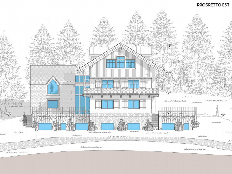 Rif. V4662 A4 - Prestigiosa località Ronco a Cortina d'Ampezzo, in straordinaria posizione panora...