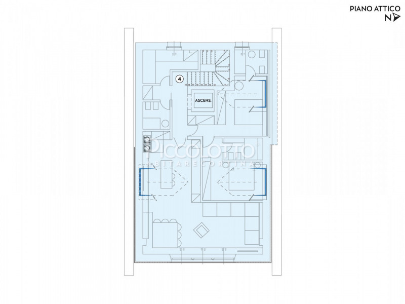 Rif. V4662 A4 - Prestigiosa località Ronco a Cortina d'Ampezzo, in straordinaria posizione panora...