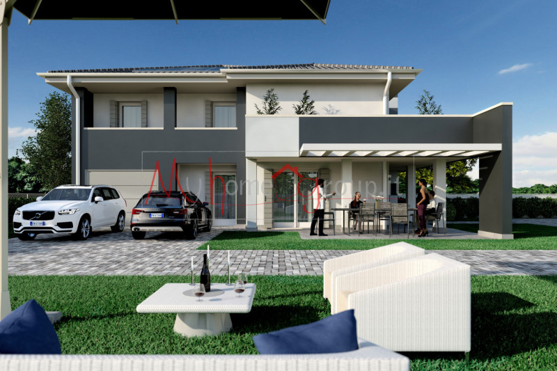 LEGNARO (RIF: V444-R): Porzione di villa bifamiliare, caratterizzata da generose dimensioni e un ...