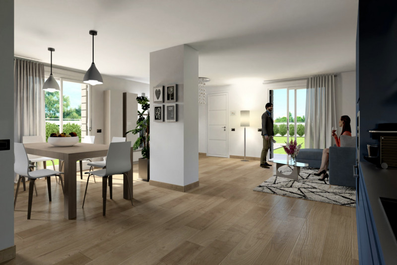 LEGNARO (RIF: V444-R): Porzione di villa bifamiliare, caratterizzata da generose dimensioni e un ...