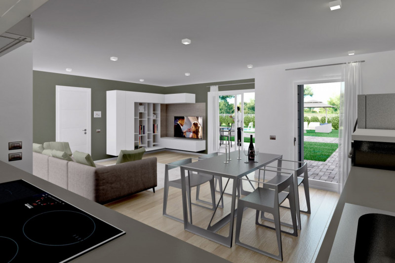 LEGNARO (RIF: V444-R): Porzione di villa bifamiliare, caratterizzata da generose dimensioni e un ...