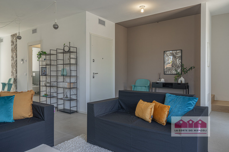 ZONA ARACELI NUOVA: PORZIONE DI BIFAMILIARE SOVRAPPOSTA, TRICAMERE BISERVIZI CON TERRAZZE ABITABI...