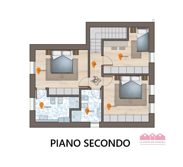 ZONA ARACELI NUOVA: PORZIONE DI BIFAMILIARE SOVRAPPOSTA, TRICAMERE BISERVIZI CON TERRAZZE ABITABI...