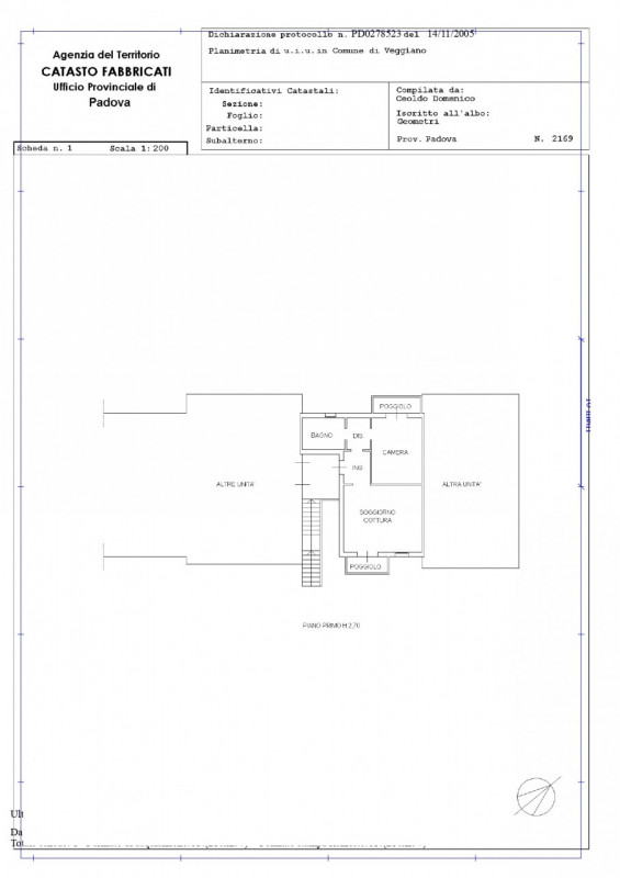 Proponiamo in locazione un elegante appartamento bilocale, situato al primo piano di una palazzin...