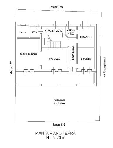 Rif. A.A.92-241

Vendita all'asta - abitazione su 2 piani con giardino in data 23 aprile 2026

De...