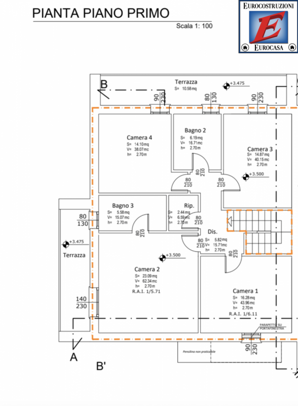 SELVAZZANO DENTRO, in zona SAN DOMENICO, di nuova realizzazione PORZIONE DI BIFAMILIARE su due li...