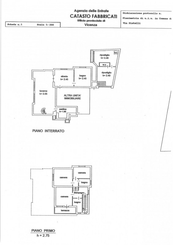 A CAVAZZALE (VI) (per motivi di riservatezza l'indirizzo è solo indicativo), si propone questa lu...