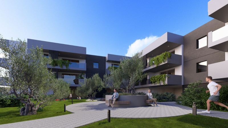 Presentiamo un elegante appartamento trilocale in vendita, situato all'interno di un moderno cond...