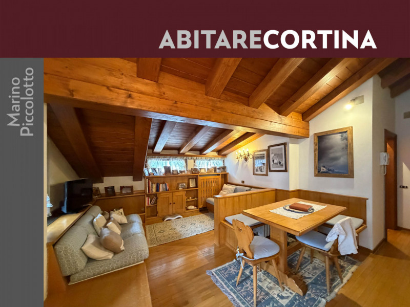 Rif. V5456 - Cortina d'Ampezzo, luminoso attico in vendita in privilegiata posizione nelle immedi...