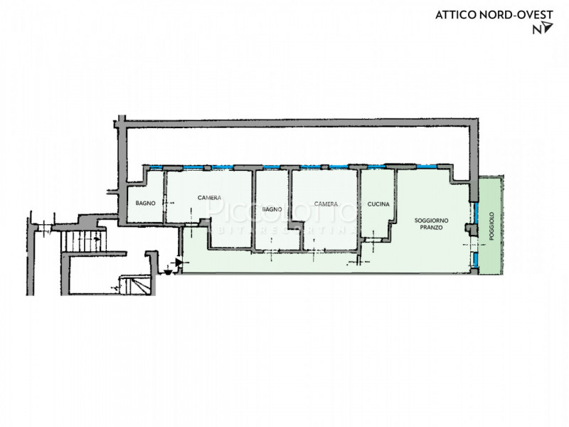 Rif. V5457 - Attico, Corso Italia, 2 camere - vista panoramica.

Nel cuore di Corso Italia, propo...