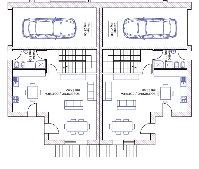 COMPOSIZIONE:
Proponiamo in vendita trifamiliare di nuova costruzione allo stato di grezzo avanza...