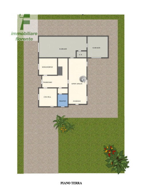 Libera subito, in zona tranquilla su lotto di terreno di mq 860 ampia casa singola degli anni '70...