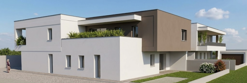 Di prossima costruzione, si propongono in prenotazione nuovi appartamenti posti al piano primo e ...