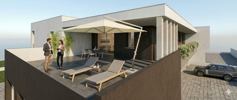 Di prossima costruzione, si propongono in prenotazione nuovi appartamenti posti al piano primo e ...