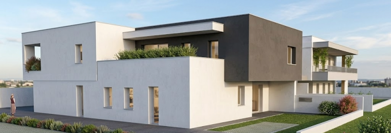 Di prossima costruzione, si propongono in prenotazione nuovi appartamenti posti al piano primo e ...