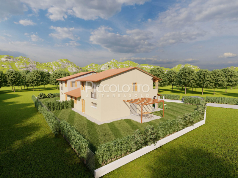 Rif. V5461 - Castelcucco, villetta bifamiliare in vendita in piacevole contesto con splendida vis...