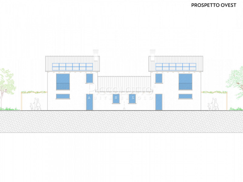 Rif. V5461 - Castelcucco, villetta bifamiliare in vendita in piacevole contesto con splendida vis...
