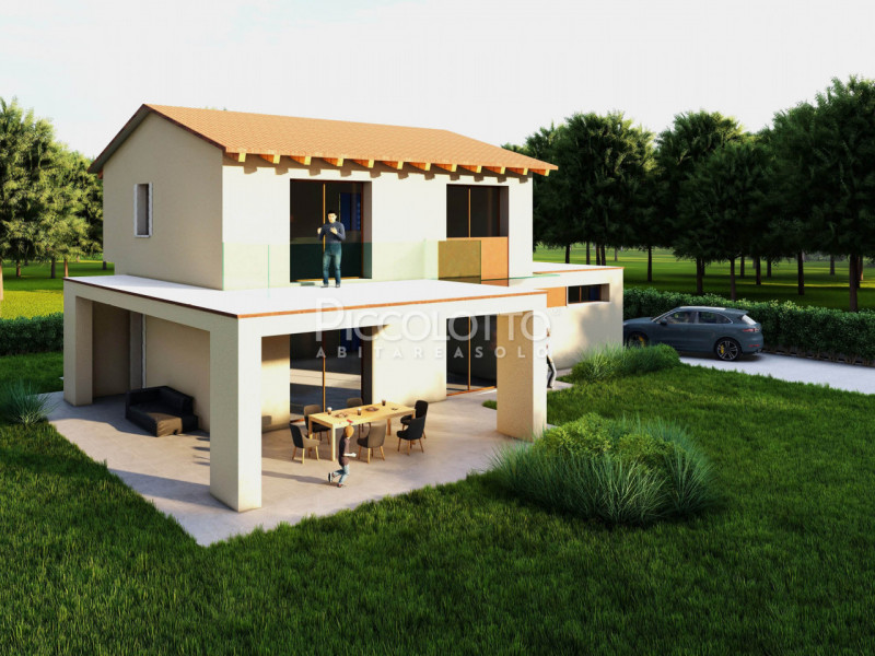 Rif. V5462 - San Zenone degli Ezzelini, villetta singola in vendita in tranquillo contesto con pr...