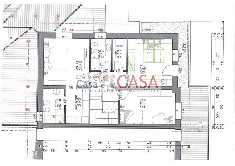 MANDRIA: Bella zona tranquilla aperta a ridosso della campagna, vista colli, comoda al centro e a...