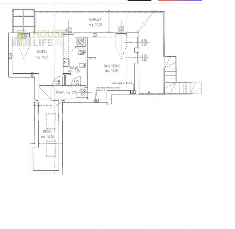 SANTORSO: Per uso investimento, recente MIDI APPARTAMENTO "LOCATO" posto al piano primo con ingre...
