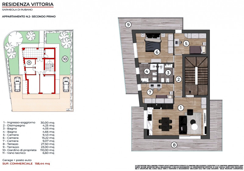 TRE CAMERE CON GIARDINO IN FASE DI ULTIMAZIONE A SARMEOLA DI RUBANO €.365.000 rif.CL530

Proponia...