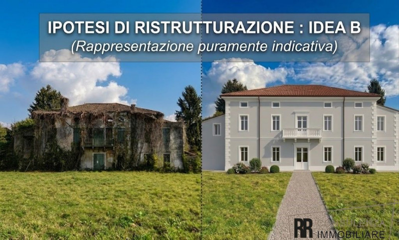 Nel cuore di Magrè di Schio, proponiamo in vendita una dimora storica totalmente da ristrutturare...