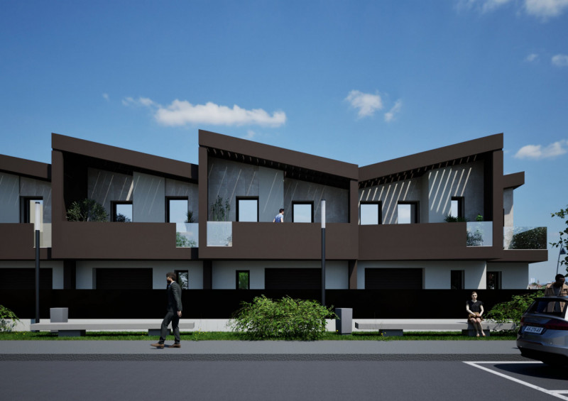 Villa a schiera fotovoltaico 6 kw zona giorno 50 mq €. 309.000 totali 140 mq calpestabili, 3 came...