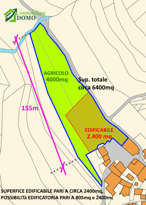 Cornedo Vicentino: terreno edificabile in posizione panoramica a 5 minuti dal centro, con possibi...