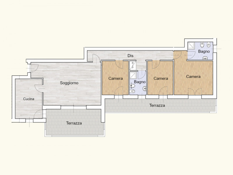 VIGODARZERE  - RIF.: MR008O9A
ATTICO - AMPI SPAZI - TERRAZZE - CL. ENERG "A4"

In posizione tranq...