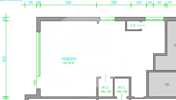 Proponiamo in affitto un luminoso negozio di circa 55 mq situato nella zona centrale e più servit...