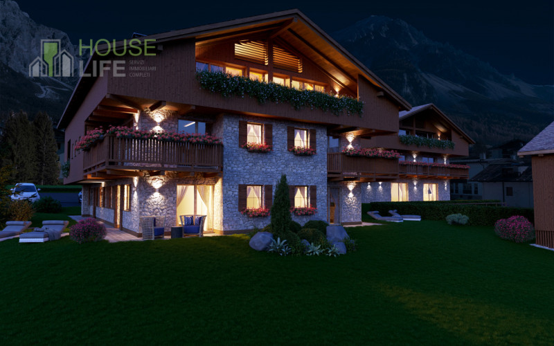 SAN VITO DI CADORE: in nuovo cantiere in fase di costruzione, elegante APPARTAMENTO TRILOCALE AL ...