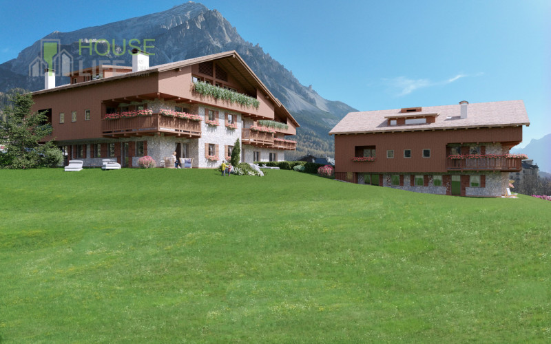 SAN VITO DI CADORE: NUOVO APPARTAMENTO MANSARDATO al secondo e ultimo piano. 2 camere, 2 bagni, t...