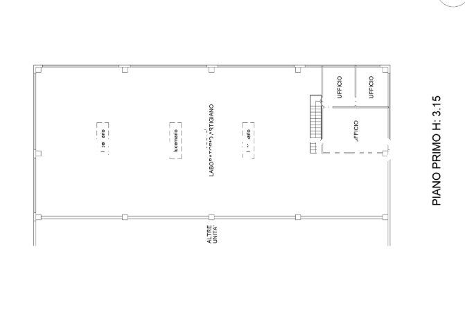 A Este, nella prima zona industriale, proponiamo un capannone artigianale di 600 mq, edificato ne...