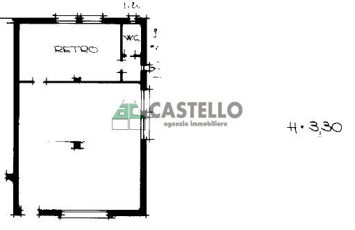 Cadoneghe Mejaniga negozio di circa 100mq netti, con vetrina fronte strada di passaggio, diviso i...