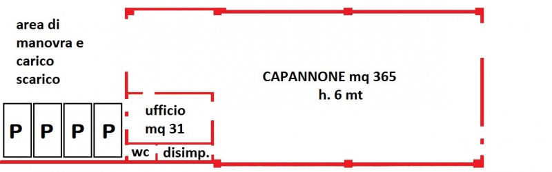A Villorba (TV), zona industriale, proponiamo in affitto capannone artigianale, per totali 400 me...