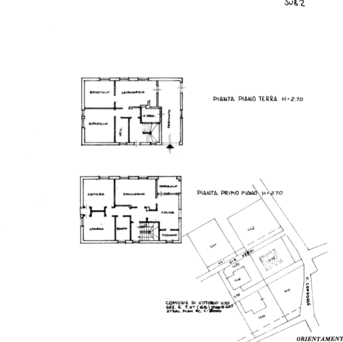 A pochi minuti dal Duomo di Ceneda, proponiamo in vendita una casa singola disposta su due piani ...