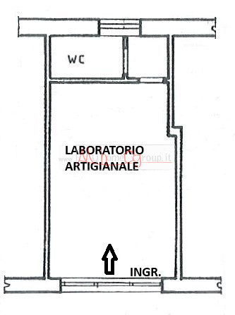 ROMA - (Lab.002-s)  - Vendesi immobile ad uso laboratorio artigianale (Cat. C/3), situato in posi...