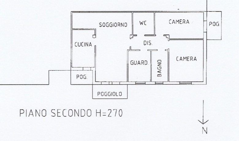 Curtarolo, appartamento TRICAMERE situato in un contesto tranquillo e signorile, al piano secondo...